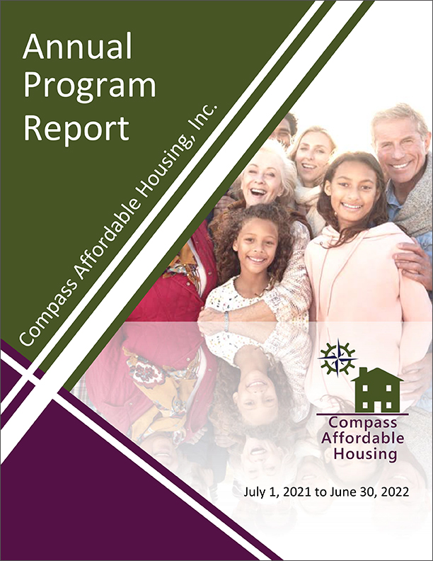 Compass Affordable Housing 2020-2021 Annual Report Cover